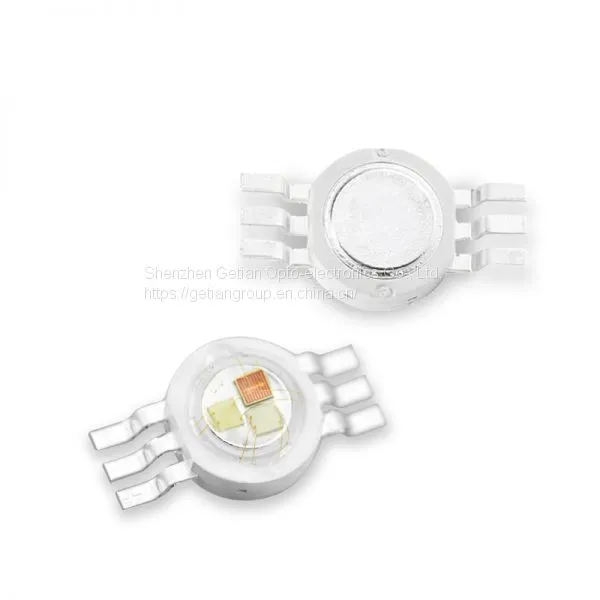 LED High Power Full Color Lamp Beads 3w 3in1 RGB photo-2
