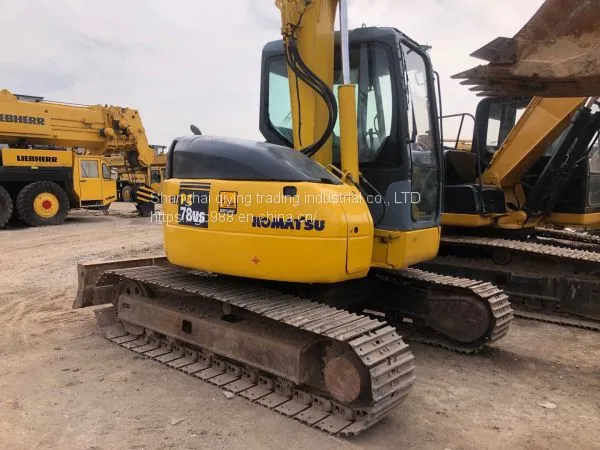 USED JAPAN KOMATSU PC78 MINI CRAWLER EXCAVATOR photo-2