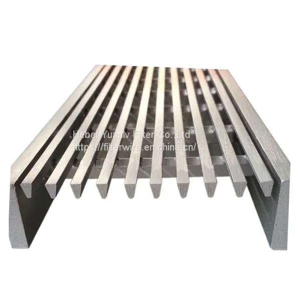 SS Flat Wedge v Wire Screen Panel Used for Iron Ore photo-2