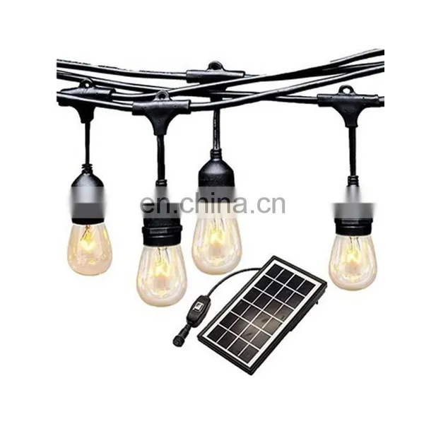 Luces De Navidad Solar Christmas Decoration S14 Led String Lighting Outdoor Waterproof photo-2