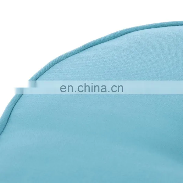 Recyclable Polyester Solid Blue Color Round Seat Pad Chair Pad for Indoor and Outdoor photo-5