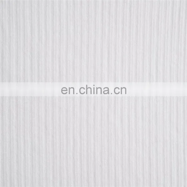 Stock Lot Cotton Spandex 1*1 Rib Fabric photo-6