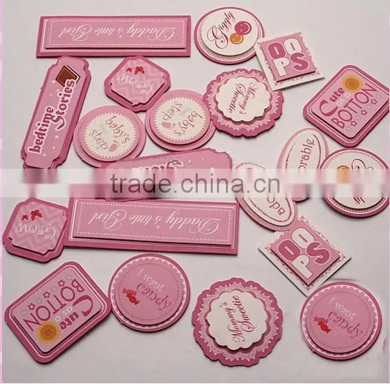 Christmas Decoration 3D Handmade Paper Sticker photo-3