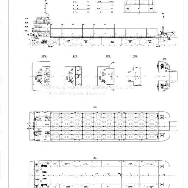 81.60 M 2685 DWT Muti-purposes LCT Barge for Sale photo-4