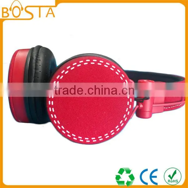 Volume Controll On-ear New Fashion Cell Phone Headphone With Mic photo-5