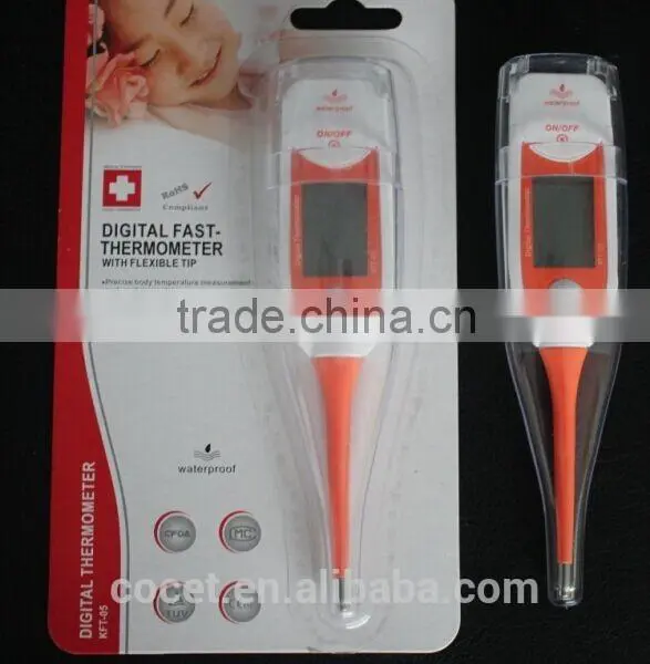 2015 Large Led Displayed Intant Read Thermometer, 8 ,10 Second Thermometer,flexible Tip Digital Thermometer Quality Choice photo-5