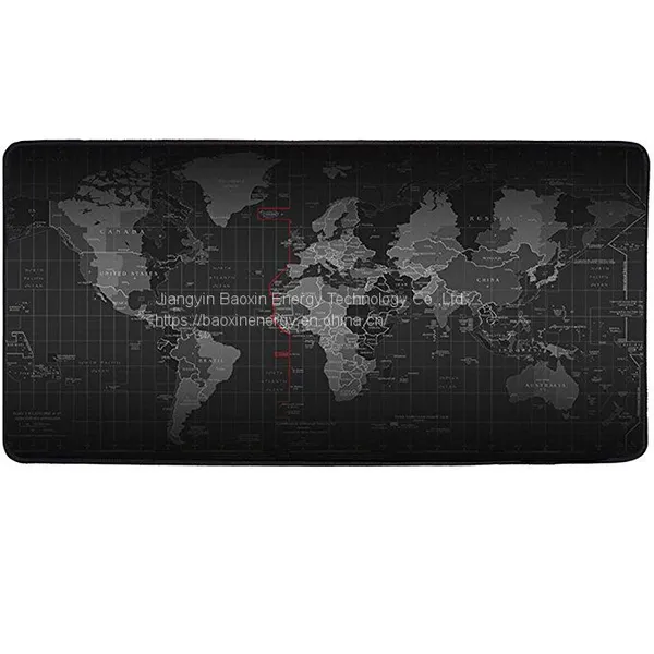 Большая игровая подставка для мыши с картой мира