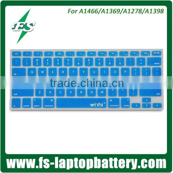 Shine Bule Keyboard Cover for Macbook Air 11 13/ Silicone Keyboard Cover Skin for Macbook Pro 13 photo-5