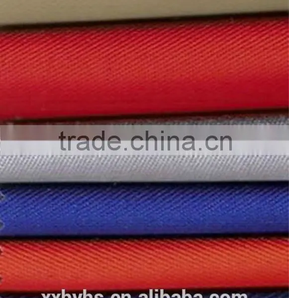 CVC water&oil poof and soil release and FR twill fabric for work wear