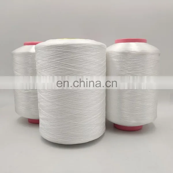 Popular FDY Yarn Black Polyester Drawn Textured Yarn in 150D 210D for Socks Knitting photo-2
