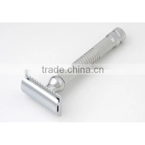 Metal Shaving Razor and Brush Stand for Men With Customized Packaging and Customized Design