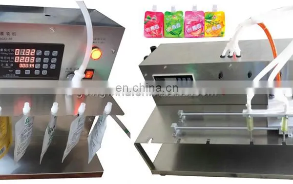 Automatic Fruit Juice Doy Pack Filling Machine Auto Drink Soya Milk Spout Pouch Filler and Capper Machinery Cheap Price for Sale photo-4