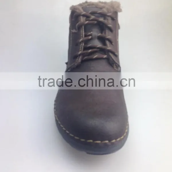 2016 High Quality Leather Boot Men Warm Fur Lining Light Outsole Hotsell Styles photo-4