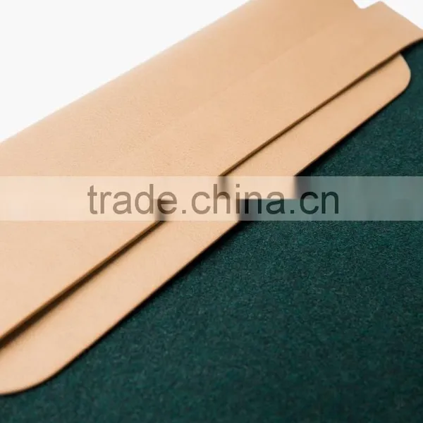 Bicolor Suede Envelope Clutch Bags Textured New Design With Leather Trim Clutch With Front Lapel. photo-6