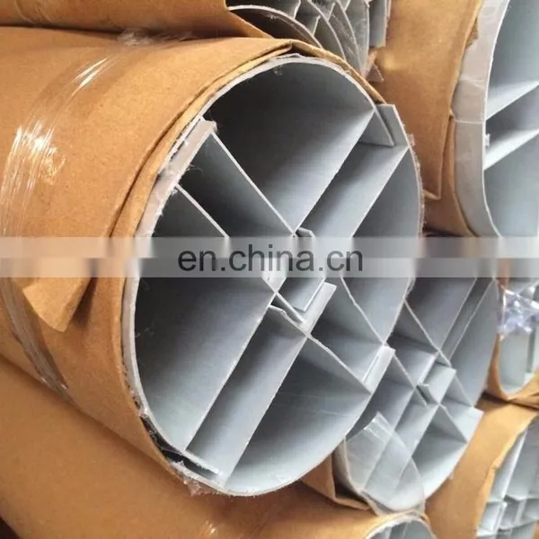 Powder Coating Aluminum Profile for Round Pipe, Aluminum Tube Profile,RAL9016 Aluminum Extrusion Profile