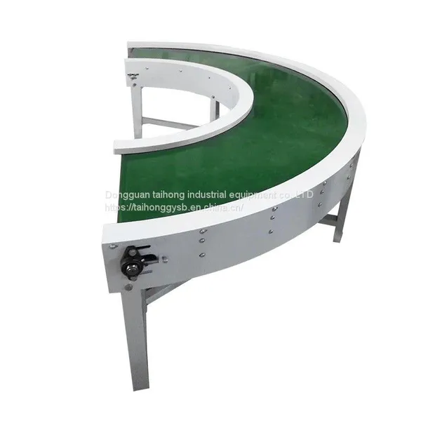 Conveyor Belt Turning Machine Corner Line Production Curved Conveyor Belt