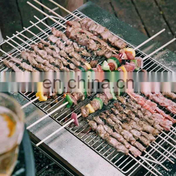 Charcoal Grill Used in Multi-scene Camping Parties Rectangular Portable Folding BBQ Grill photo-5