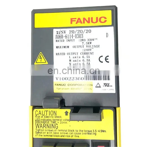 A06b-6114-h303 Japan Original Fanuc Servo Drive A06B-6114-H303 photo-2