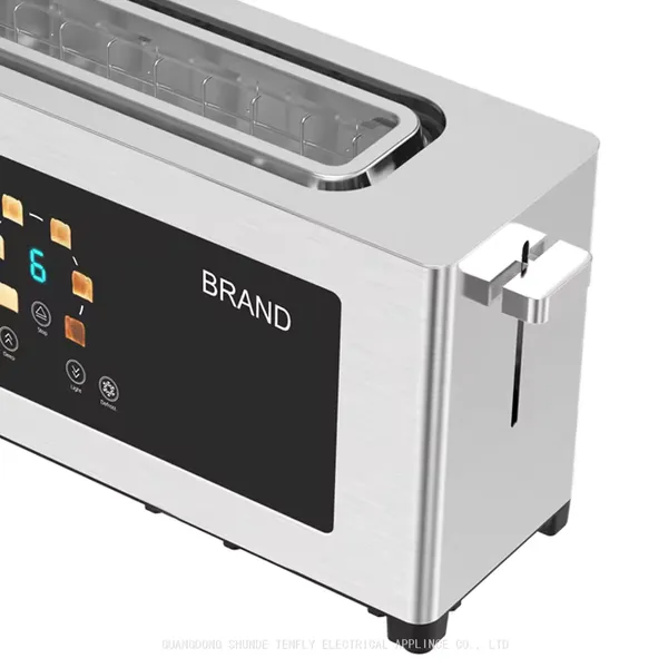 Tenfly Stainless Steel 2 Slice Toaster, Automatic Pop-up TouchScreen Bread Toaster, Home Breakfast Sandwich Maker Factory Custom photo-4