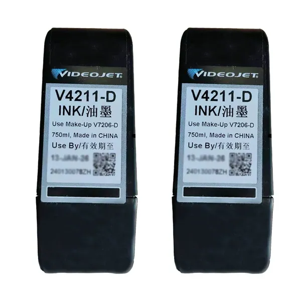 Videojet Printer Ink 4211-D Solvent 7206-D photo-4