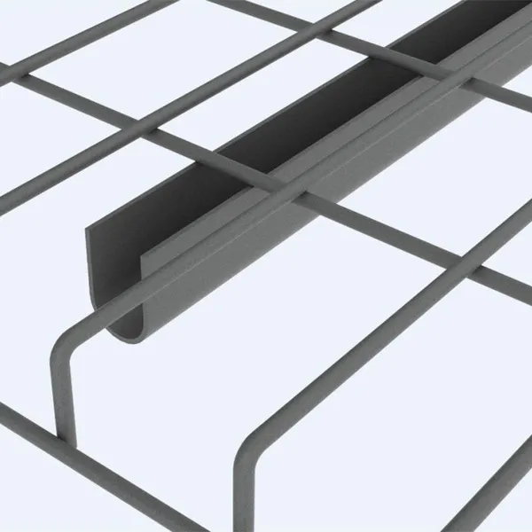 Commercial Storage U Support Detachable Punch Deck Pallet Racking Wire Mesh Decking photo-2