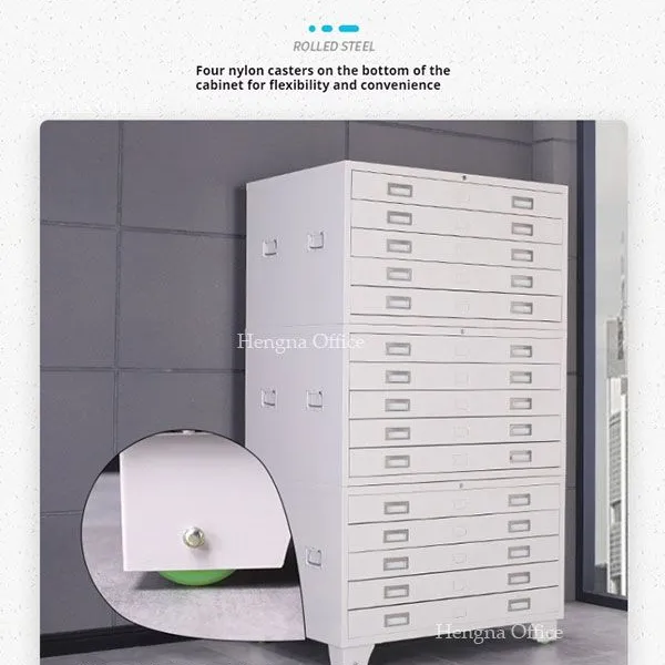 Engineering Drawing Storage Cabinet | Drawer Middle Classification Number Insert | for School Design Department photo-5