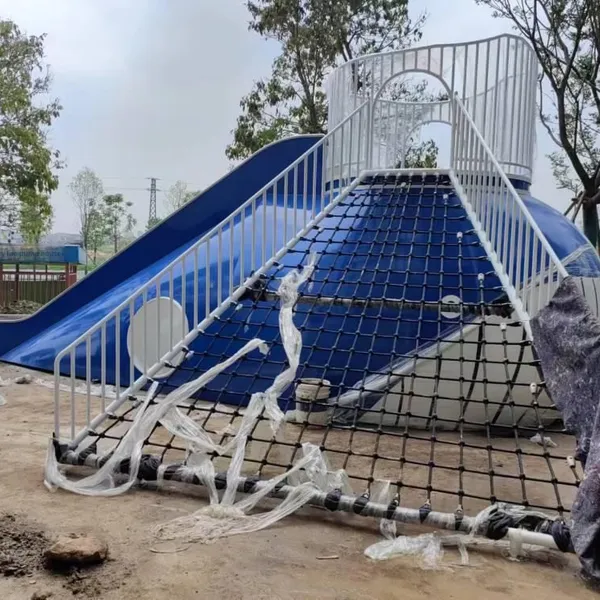 Customized Large Stainless Steel Slides, Outdoor Children's Combined Amusement Equipment, Non-powered Facilities for Communities and Kindergartens