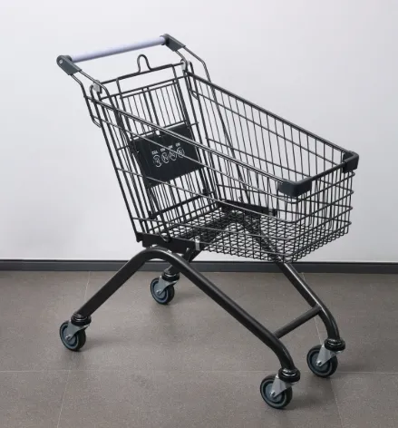 Shopping Trolley Euro 80L Metal Supermarket Trolley photo-3