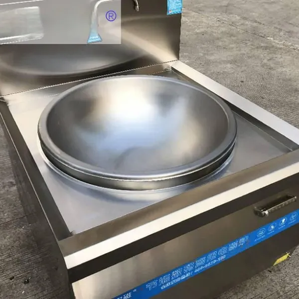 Commercial Induction Cooker Large Pot Stove 15kw, High-power Concave and Convex Bottom Stir-fry Stove for Restaurants, Canteens and Schools, 20kw Induction Cooker