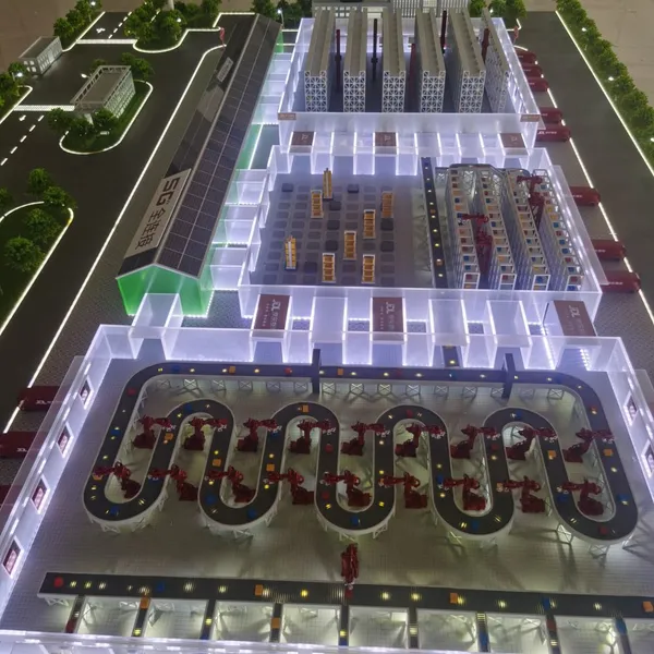 Intelligent Warehouse Logistics Sand Table Model Dynamic Simulation Customized photo-3
