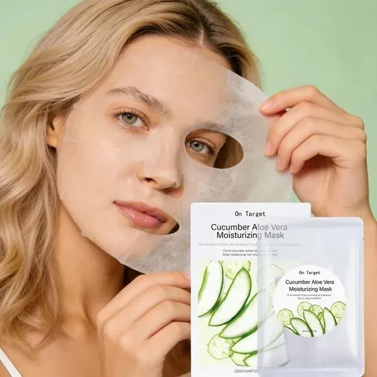 OEM&ODM Anti-Aging Peptide Facial Mask Deep Hydration Skin Repair Elasticity Boost Soothing
