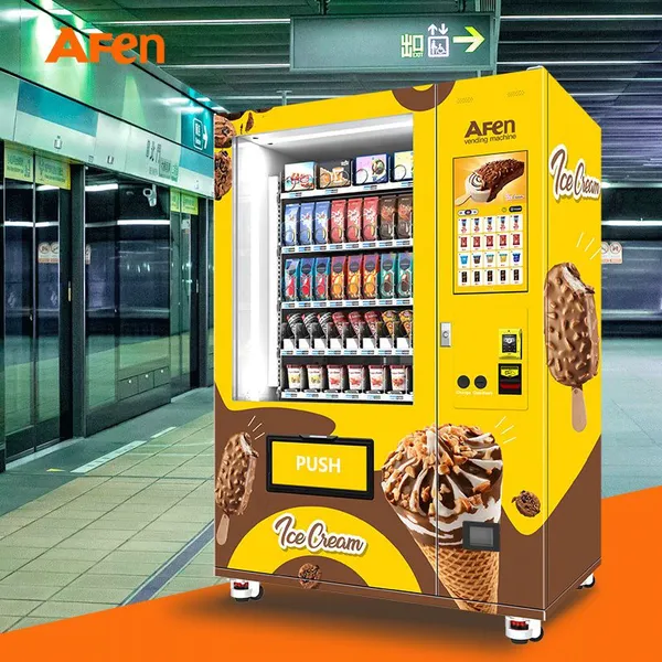 AFEN New Style Frozen Vending Machines Cooling System Ice Cream Frozen Meat Vending Machine photo-2