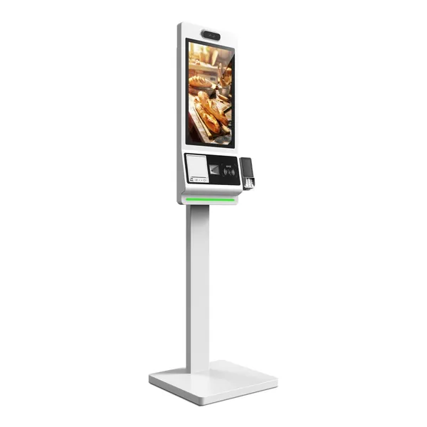 Aonpos APK14 23.8 Inch Checkout Terminal Modern Automated Checkout Station Convenience Store Self-service Terminal photo-4