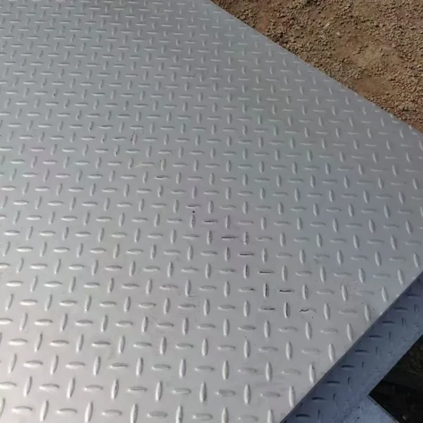 Five‑Bar Checkered Steel Plate Hot Rolled Anti‑Slip Tread Plate for Work Platform