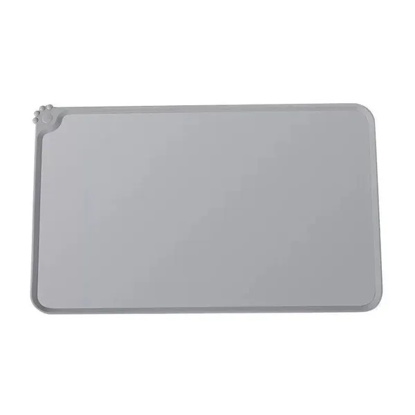 Silicone Pet Feeding Mat Waterproof Dog Bowl Mat Non-Slip Cat Food Water Placemat With Raised Edges Pet Food Catcher Clean Mat photo-4