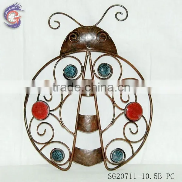 Hot Selling Hanging Metal Beetle for Home Wall Decoration photo-2