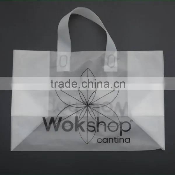 Clear Transcolor Plastic Tote Bags With Your Logo Printed Premium Plastic Bags Suit Use photo-5