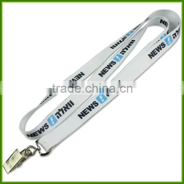 Rope Manufacturers Professional Custom Dark Gradient Color Heat Transfer Lanyard Webbing Lanyard Free Sample photo-5