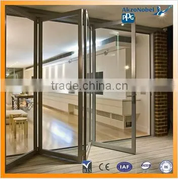 Wood Finish Aluminium Extrusion for Folding Door photo-2