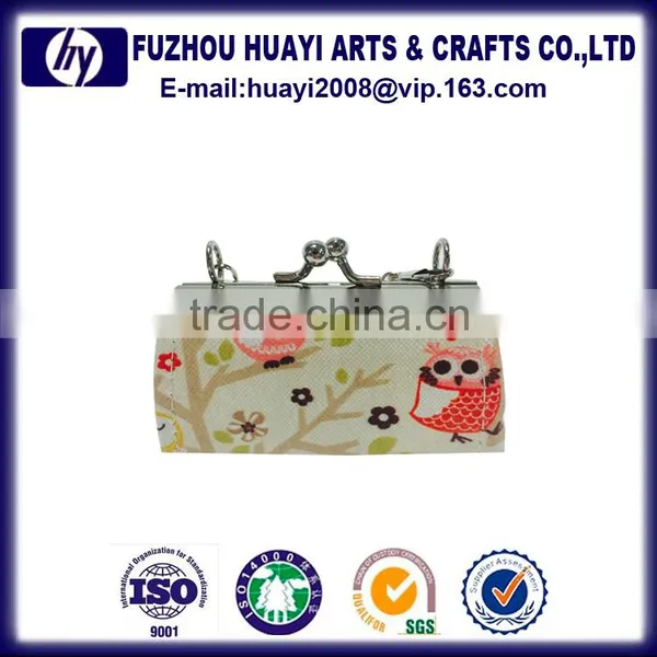 Full Color Printed Fashion Vintage Oilcloth Floral Fancy Long Women Wallet