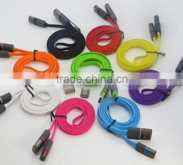 For Huawei USB 3.1 Data Charge Type C Cable Flat Color Noodle Cord photo-3