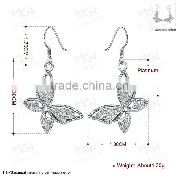 2015 Latest Buttery Indian Gold Plated Fashion Earring Designs for Young Girls photo-4