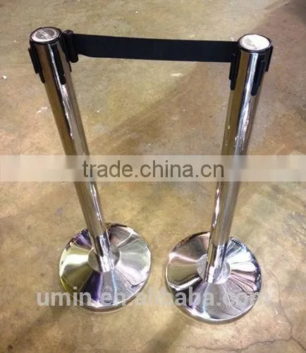 Stainless Steel Retractable Belt for Queue Manage photo-3