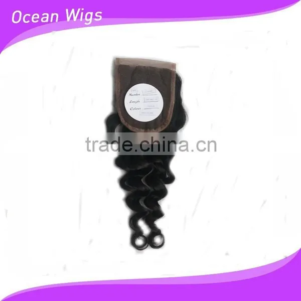 Lace Closure ,loose Wave Style, Natural Color 14" photo-4