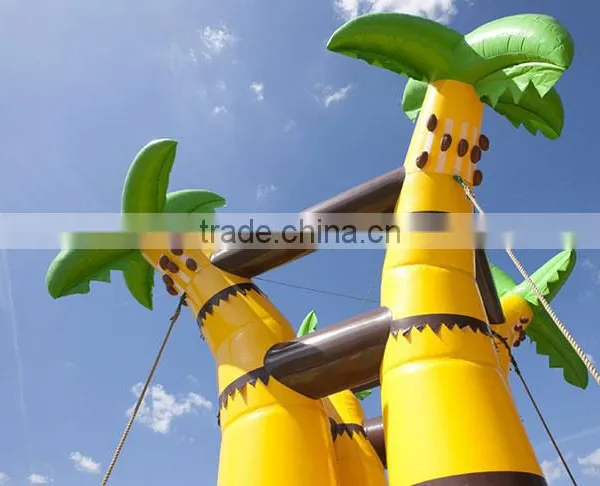 New Design Inflatable Climbing Wall,inflatable Climb Tower Palm Tree Climbing for Fun photo-3