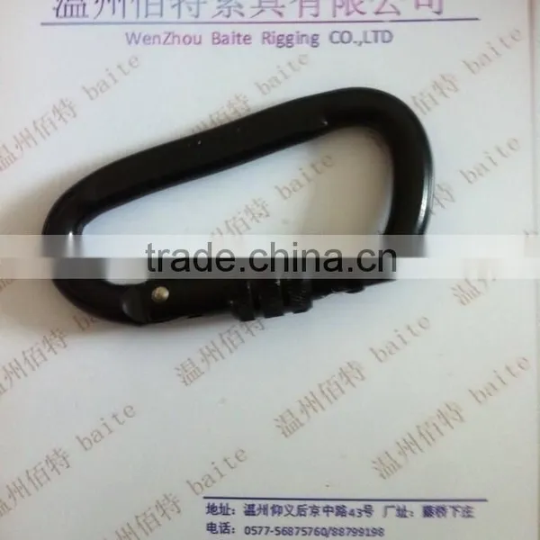 BLACK PLATED CARABINER QUICK LINK /WIRE ROPE ACCESSORY photo-5