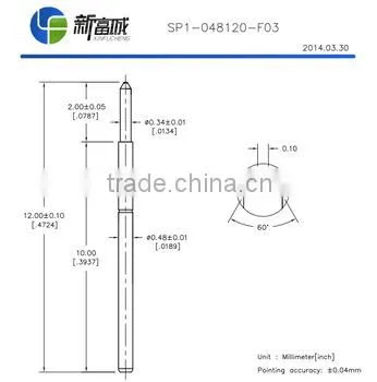 High Pressure Float Ball Electronic Testing Probes Sf-pa100- h Contact Pogopin photo-4