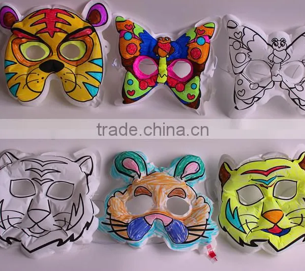 DIY Inflatable Educational Colorable Children Mask photo-4