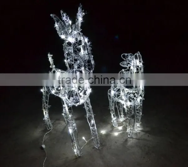 2piece Deer Led Animal String Lights