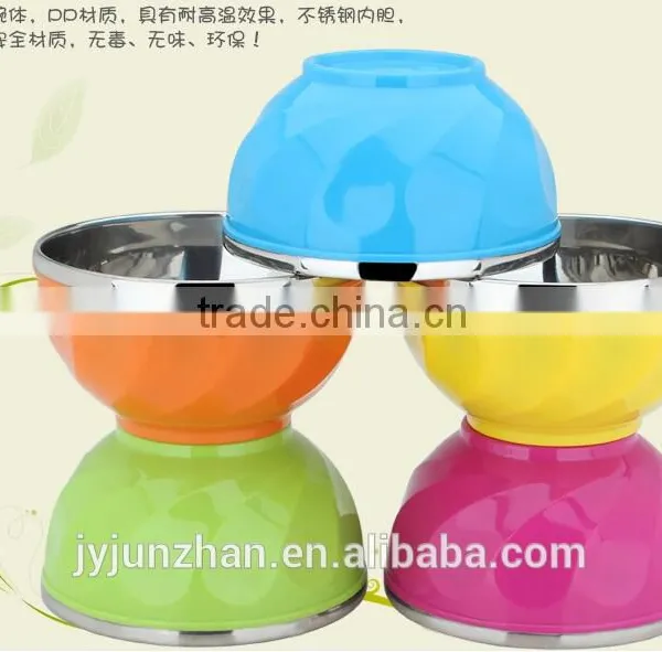Stainless Steel Clorful Salad Bowl With Nice Design and High Quality Made by Junzhan Factory Directly photo-2